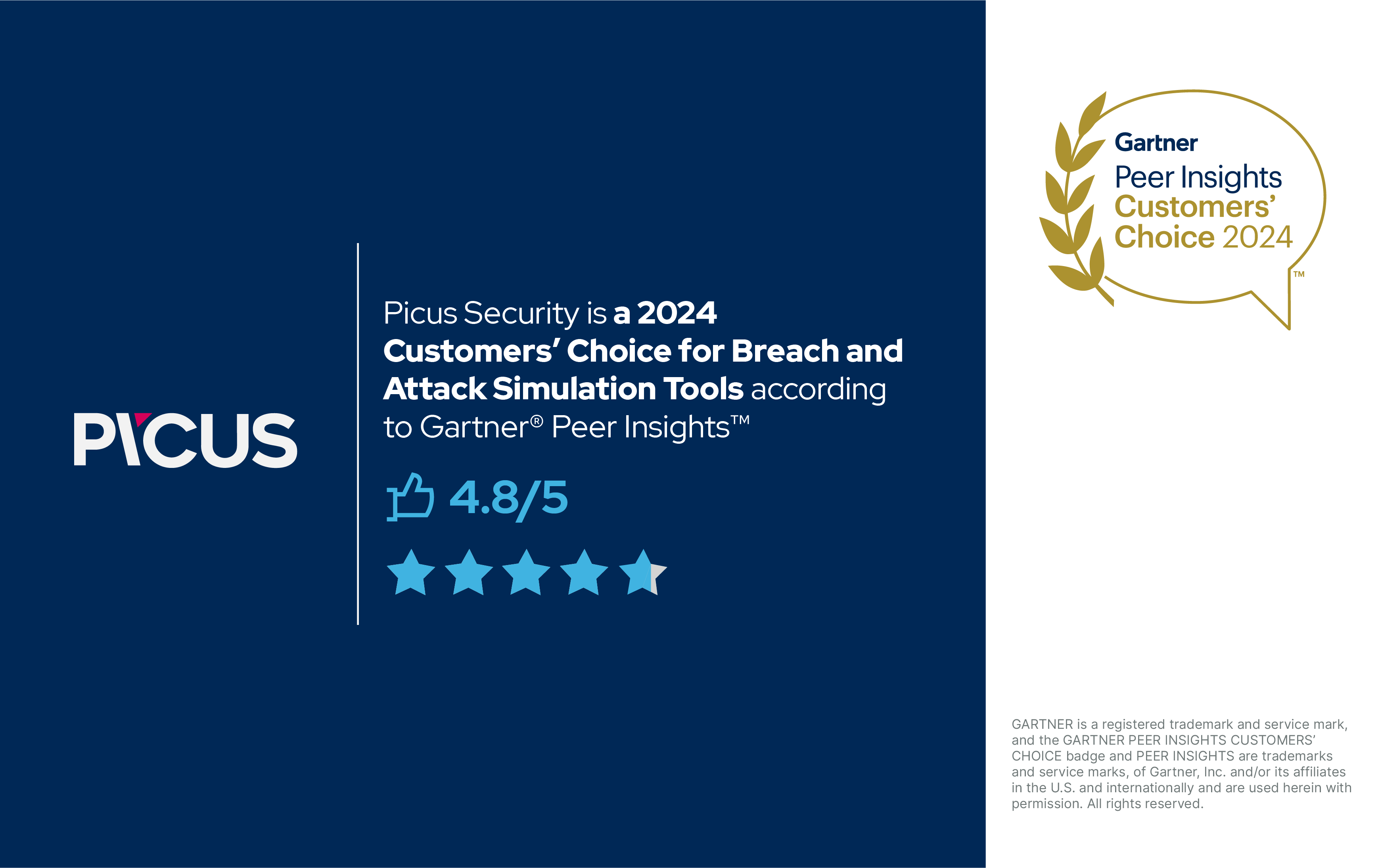 Picus Security is a 2024 Customers' Choice for Breach and Attack